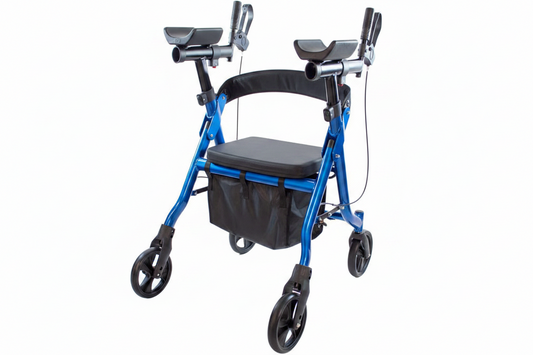 Walking Tall Deluxe Stand-Up Walker/Rollator with Elbow Support