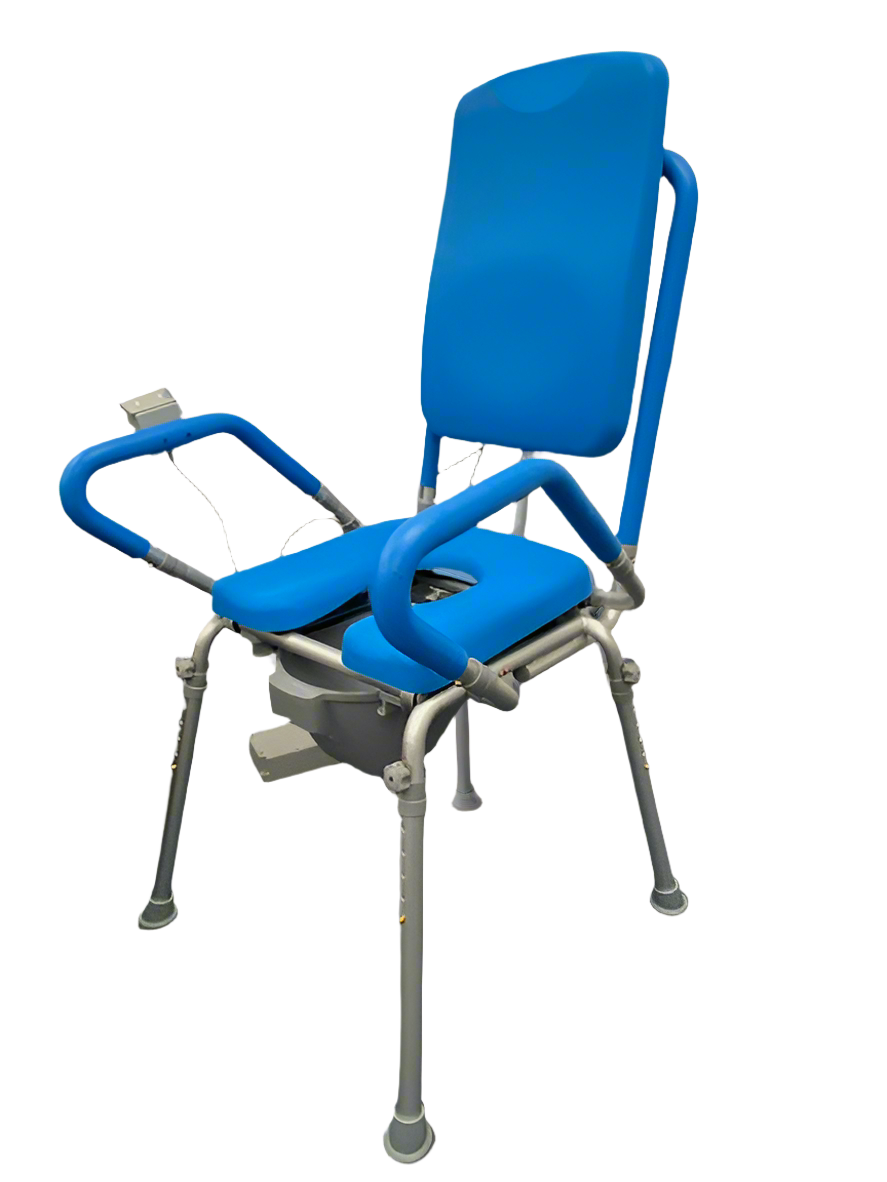 GentleBoost Power Uplift Commode Chair