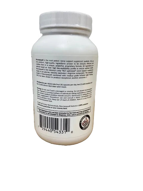 Platinum Health Neuropaquell Clinical Strength Neuropathy Pain Relief Advanced Nerve Support Formula