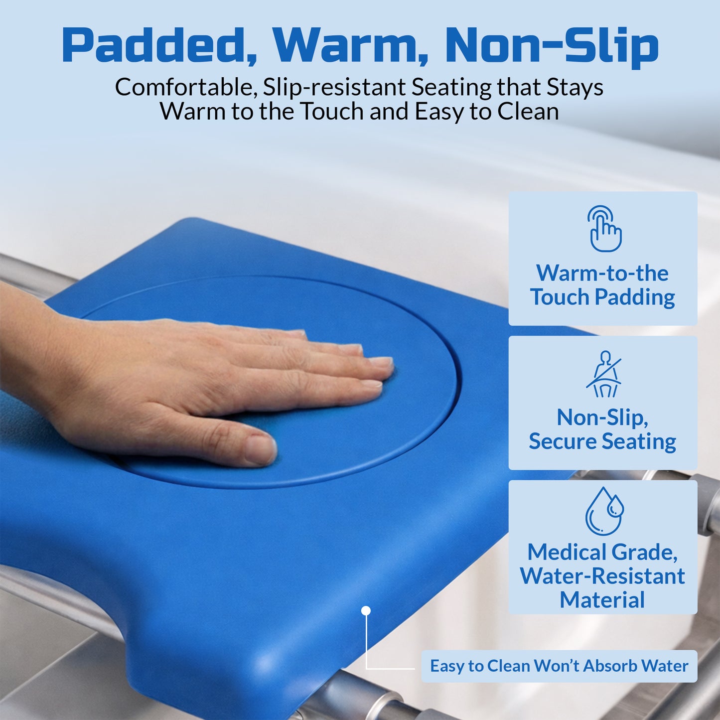 Roundabout™ 2.0 Sliding Transfer Bench with Rotating Seat