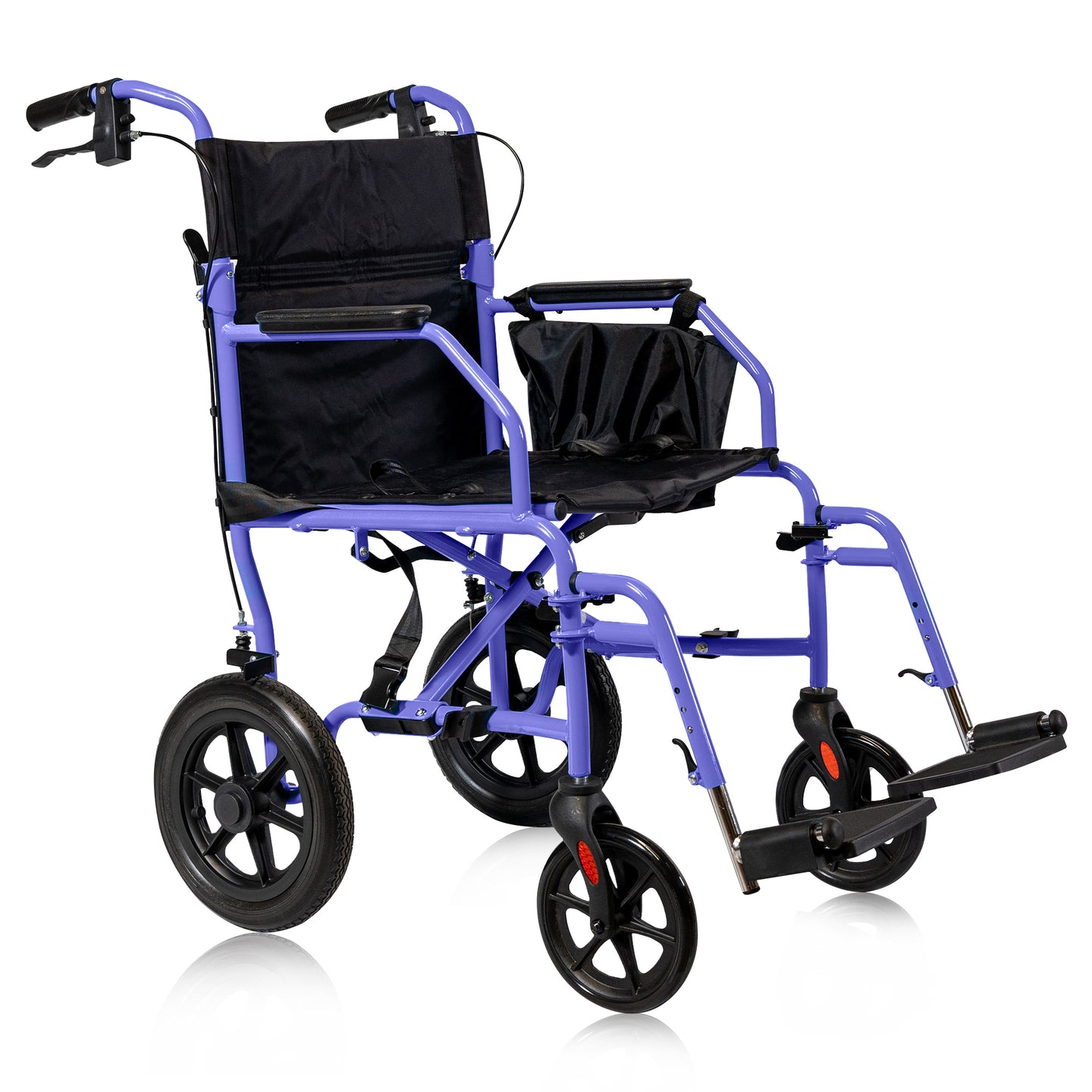 Platinum Health Hummingbird™ Ultra-Lightweight Foldable Transport Wheelchair for Handicapped