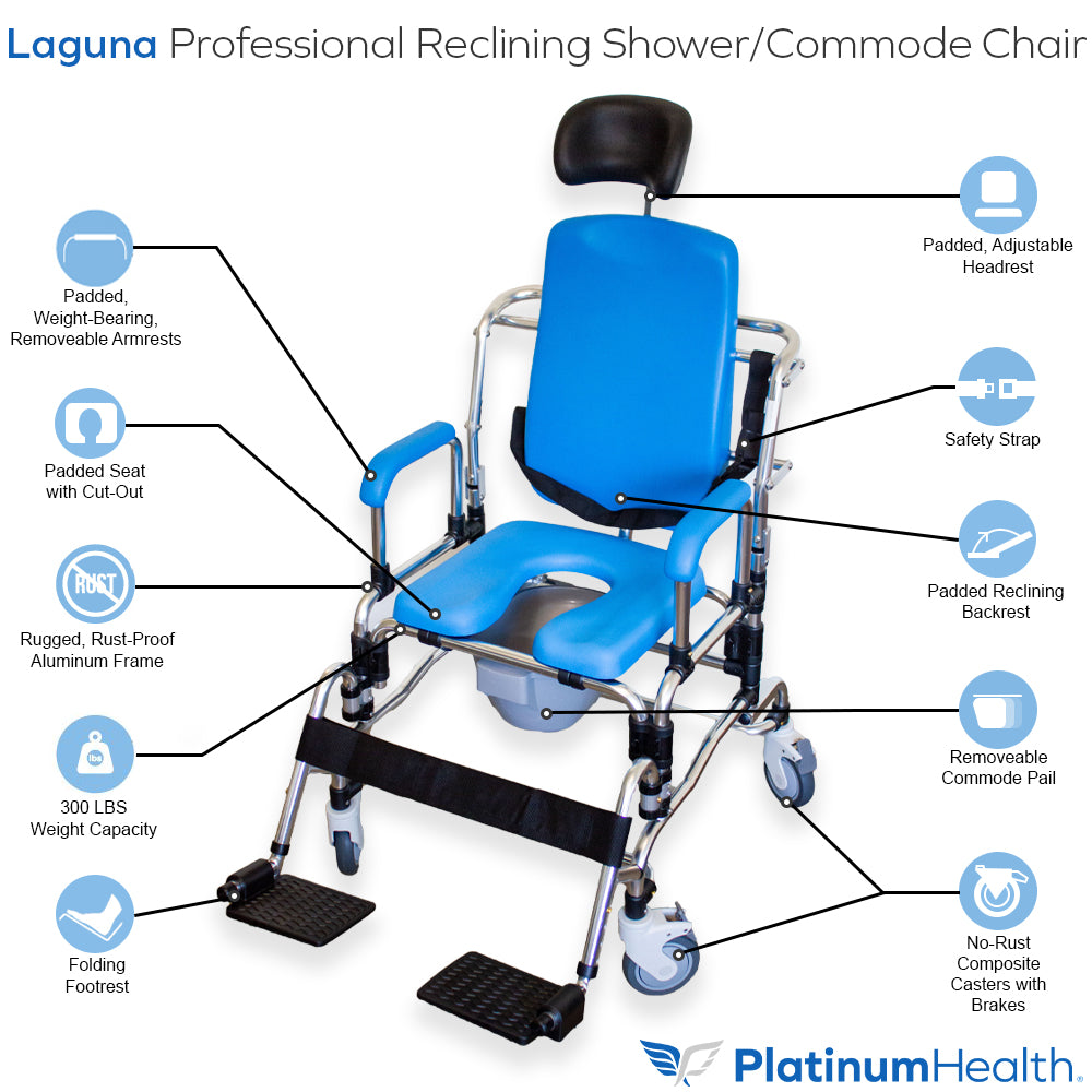 Laguna Reclining Shower Chair