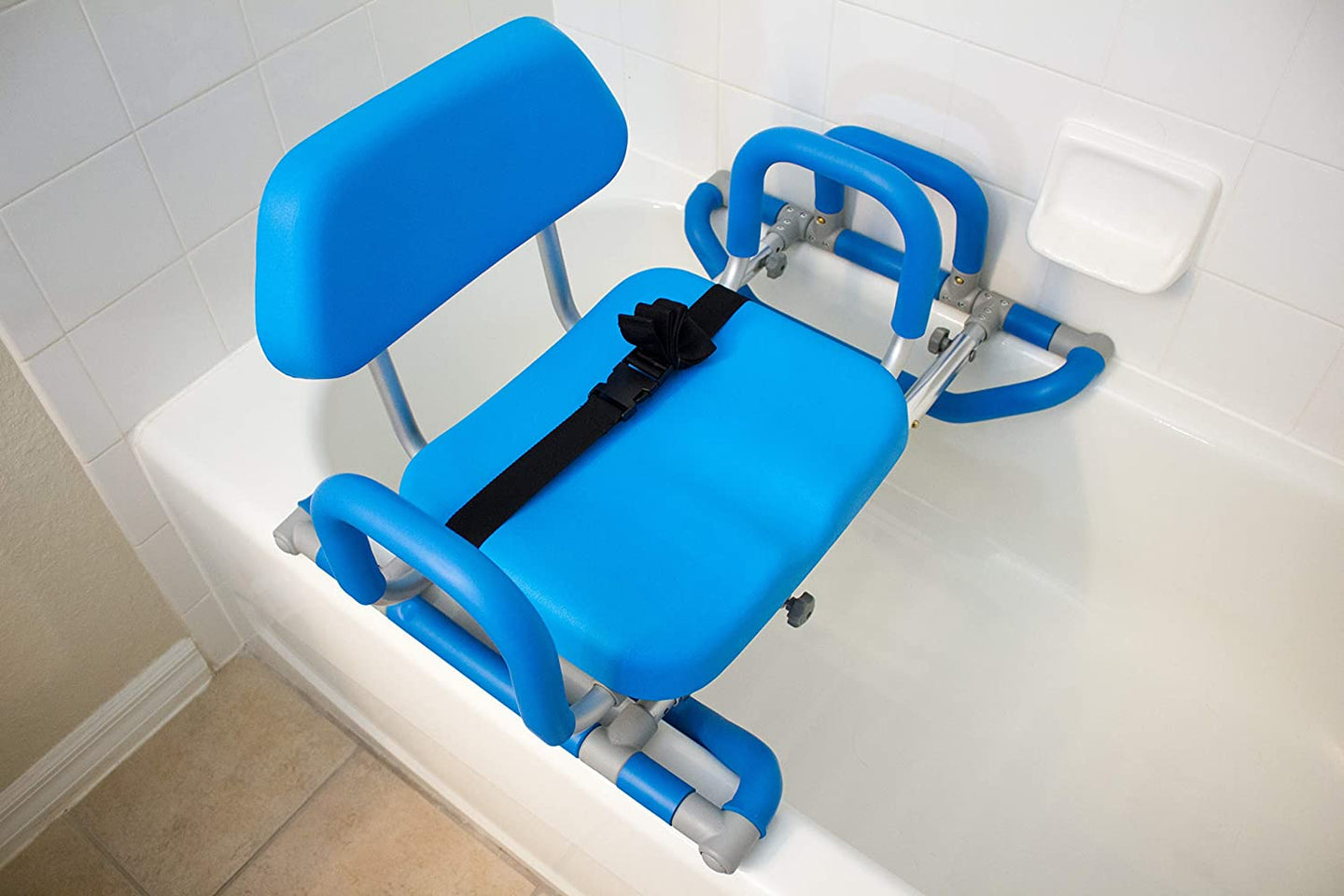 HydroSlide Sliding Bath Chair with Swivel Seat