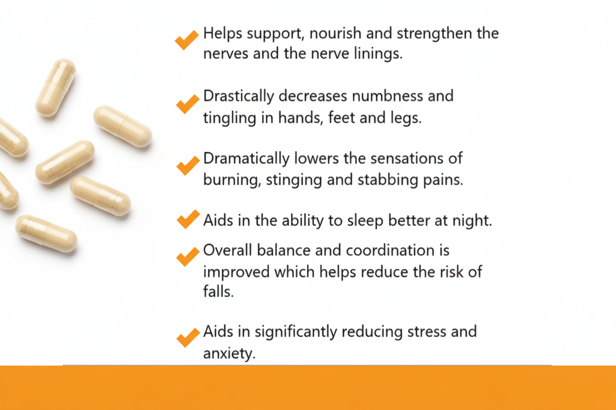 Platinum Health Neuropaquell Clinical Strength Neuropathy Pain Relief Advanced Nerve Support Formula