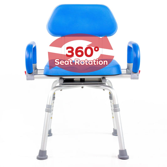 The Revolution Swivel Shower Chair for the Physically Handicapped or Disabled