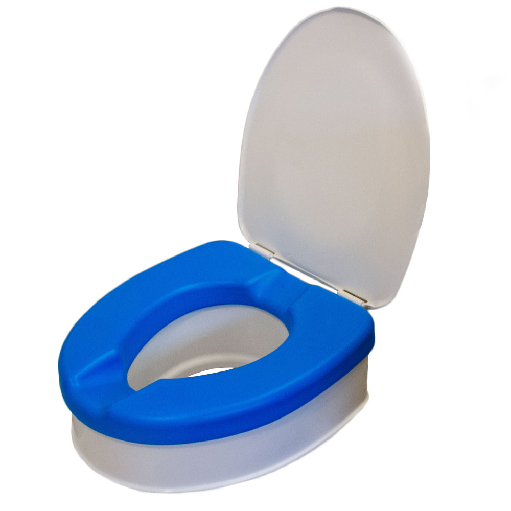 Deluxe, Padded Soft-TOP™ 4" Raised Toilet Seat
